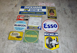 Vintage garage signs card5-182