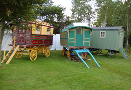 Horse drawn gipsy caravans for hire card4-463